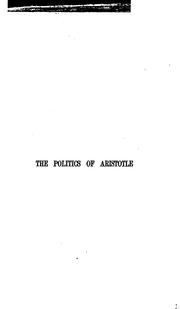 None None: Aristotelous Ta politika. (Ancient Greek language, 1874, Longmans, Green, and Co.)