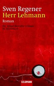 Sven Regener: Herr Lehmann (German language, 2003, Goldmann)