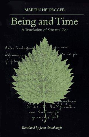 Martin Heidegger: Being and time (1996, State University of New York Press)