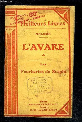 Molière: L'Avare - Les Fourberies de Scapin (French language)
