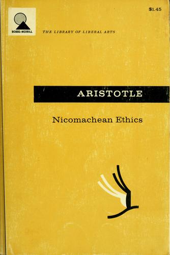 Αριστοτέλης: Nicomachean ethics. (1962, Bobbs-Merrill)