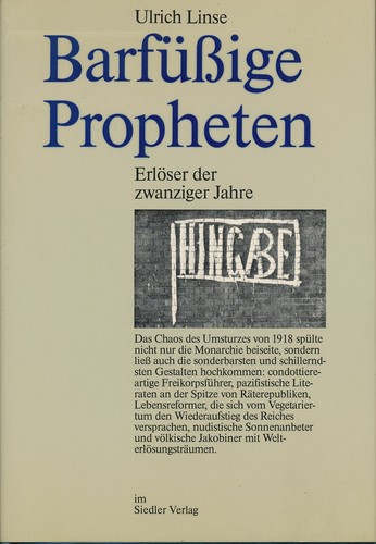 Ulrich Linse: Barfüssige Propheten (Paperback, German language, 1983, Siedler Verlag)