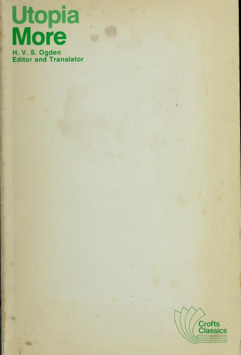 Thomas More: Utopia (Crofts Classics) (Paperback, 1949, Harlan Davidson)