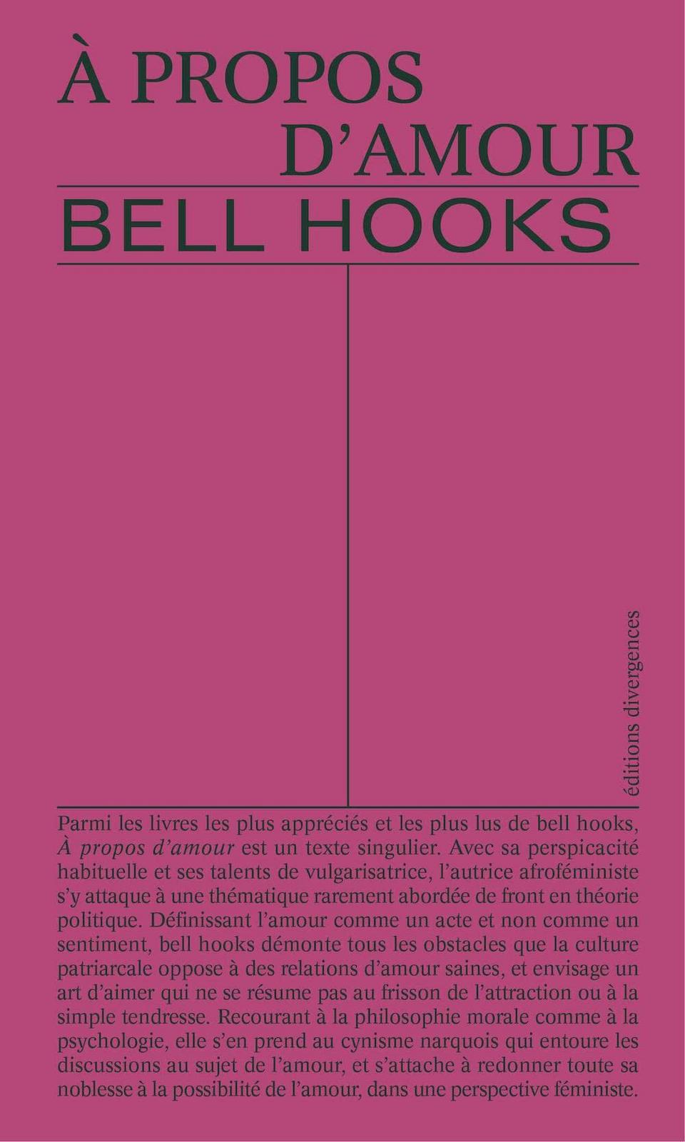 bell hooks: All About Love: New Visions (French language, 2022, Éditions Divergences)