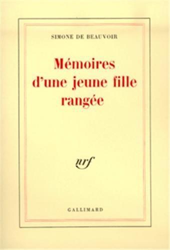 Simone de Beauvoir: Mémoires d'une jeune fille rangée (French language, 1958, Éditions Gallimard)