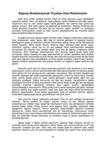 Allen Carr: Sigarayi Birakmanin Kolay Yolu (Turkish language, 1995, E Yayinlari)