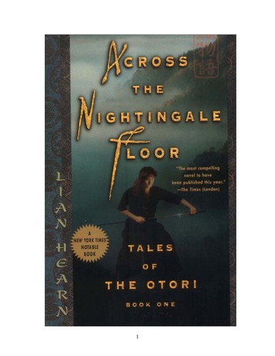 Lian Hearn: Across the Nightingale Floor (Paperback, 2002, Riverhead Books)