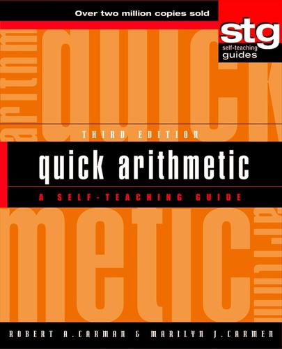 Robert A. Carman: Quick Arithmetic (EBook, 2001, John Wiley & Sons, Ltd.)