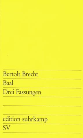 Baal (Paperback, German language, 1994, Suhrkamp Verlag)