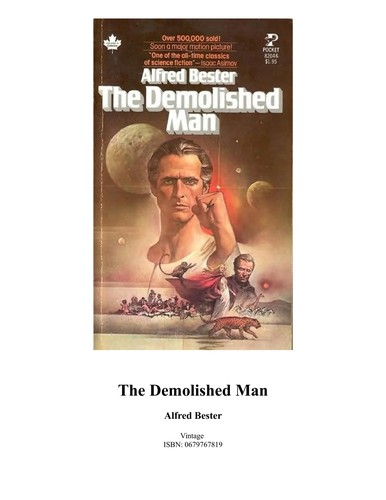 Alfred Bester, Alfred Bester: The demolishedman (1974, Penguin)