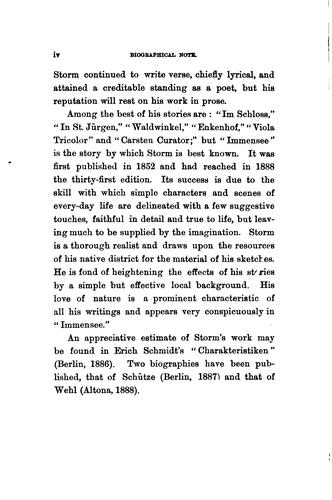 Theodor Storm: Immensee (German language, 1927, D.C. Heath and Company)