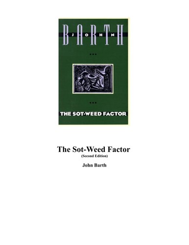 John Barth: The Sot-Weed Factor (1975, Bantam)