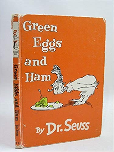 Dr. Seuss: Green Eggs & Ham (1966, Beginner Books, Div of Random House, Inc., Random House of Canada, Ltd.)