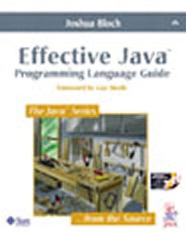 Joshua Bloch, Patrick Chan: Effective Java(TM) Programming Language Guide with Java Class Libraries Posters (Paperback, 2002, Addison-Wesley Pub (Sd))