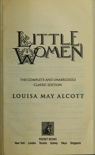 Louisa May Alcott: Little Women (1934, Little, Brown)