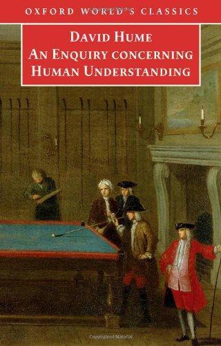 David Hume: An enquiry concerning human understanding (2007)