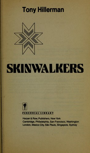 Tony Hillerman: Skinwalkers (1986, Harper & Row)