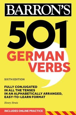 Henry Strutz: 501 German Verbs (2023, Kaplan Publishing)