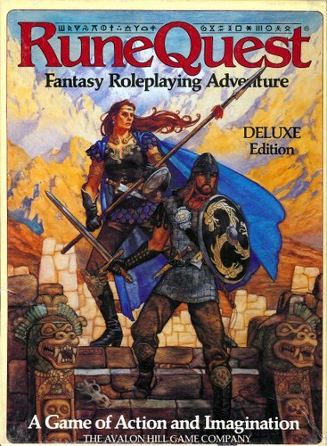 Greg Stafford, Steve Perrin: RuneQuest Deluxe Edition (Paperback, Avalon Hill, Chaosium Inc.)
