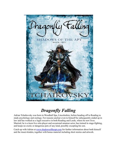 Adrian Tchaikovsky: Dragonfly falling (2009, Tor)
