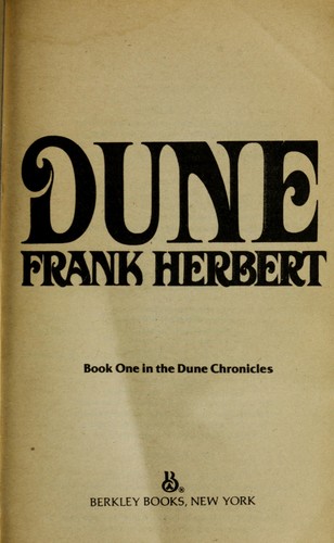 Dune (Dune Chronicles (Berkley Paperback)) (Hardcover, 1987, Berkley)