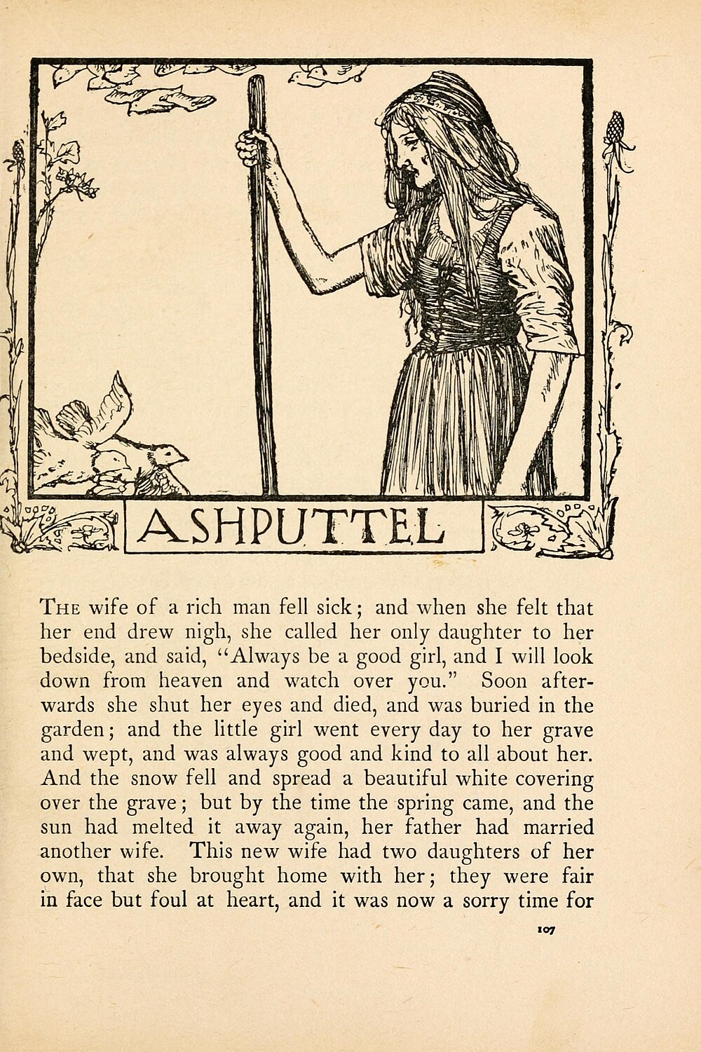 Brothers Grimm: Ashputtel (1912, J. M. Dent & Sons, Dutton)