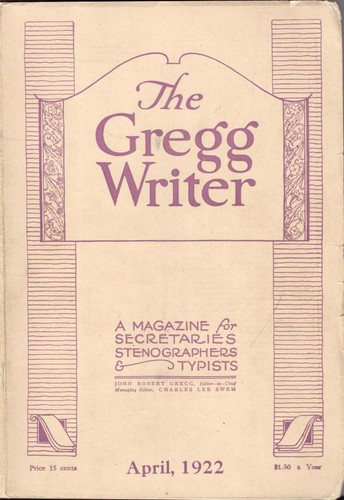 Edgar Allan Poe: The Gregg Writer (1922, Gregg Writer)