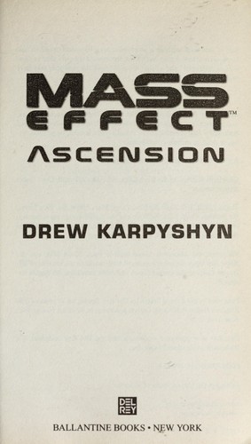 Drew Karpyshyn: Mass Effect (Paperback, 2008, Del Rey)