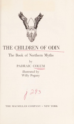 Padraic Colum: The children of Odin (1948, Macmillan)