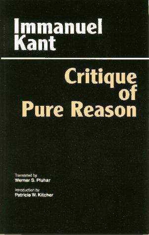 Immanuel Kant: Critique of pure reason (1996)