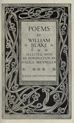 William Blake: Poems. (1911, Blackie)