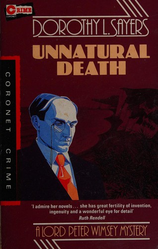 Dorothy L. Sayers: Unnaturaldeath (1989, Coronet)