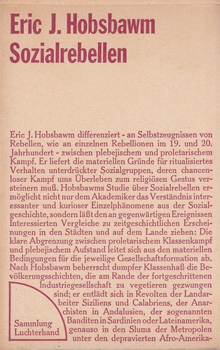 Eric Hobsbawm: Sozialrebellen (Paperback, German language, 1971, Luchterhand Literaturverlag)