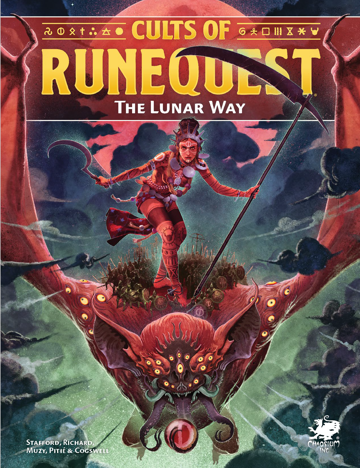 Greg Stafford, Jeff Richard: Cults of RuneQuest: The Lunar Way (Hardcover, Chaosium)