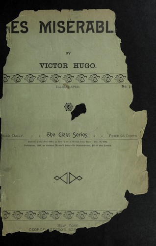 Victor Hugo: Les misérables (George Munro's Sons)