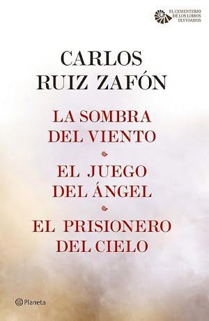 Carlos Ruiz Zafón: La Sombra del Viento + El Juego del Ángel + El Prisionero del Cielo (pack) (Spanish language)