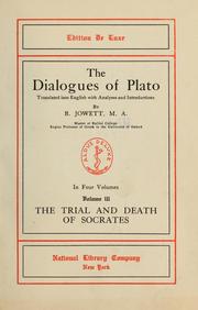 Plato: The dialogues of Plato (1914, Hearst's International Library Co.)