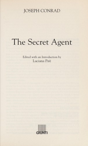 Joseph Conrad: The secret agent (2003, Giunti)