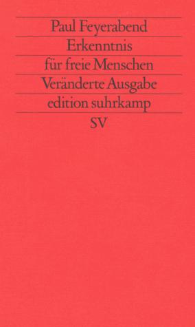 Paul Feyerabend: Erkenntnis für freie Menschen (Paperback, German language, 1980, Suhrkamp Verlag)