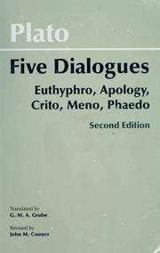 None None, Plato: Five dialogues (2002, Hackett Pub. Co.)