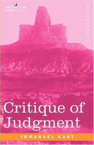 Immanuel Kant: Critique of Judgment (2007)