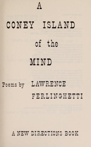 Lawrence Ferlinghetti: A Coney Island of the mind (Paperback, 1958, New Directions)